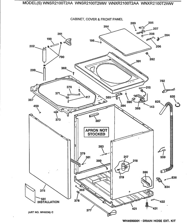 Diagram for WNXR2100T2WW