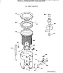 Diagram for 3 - Tub, Basket & Agitator