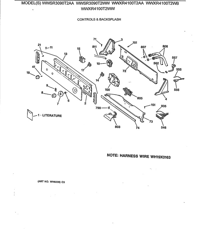 Diagram for WWXR4100T2WW