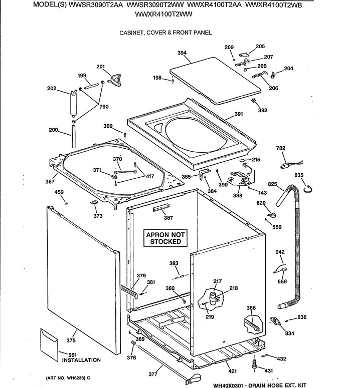 Diagram for WWXR4100T2WW