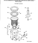 Diagram for 3 - Tub, Basket & Agitator