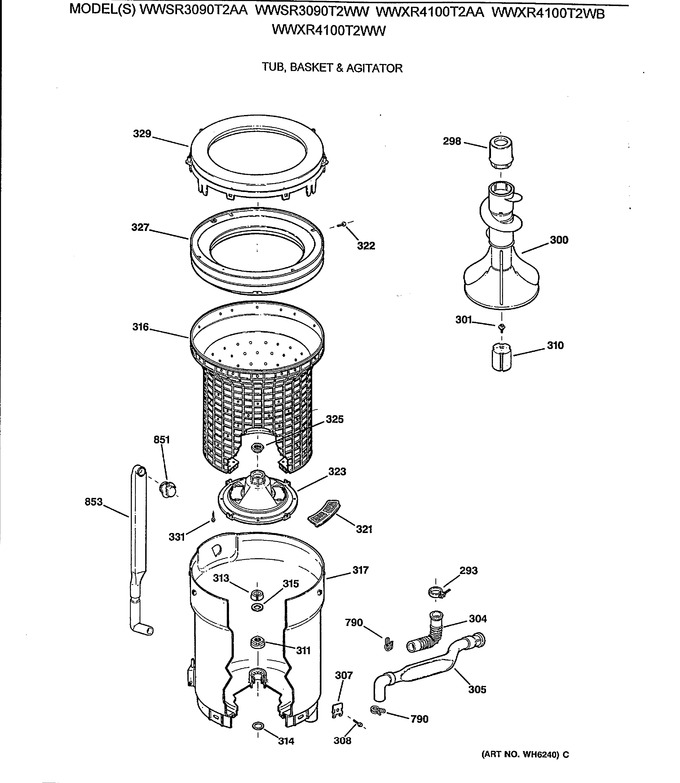 Diagram for WWXR4100T2WW