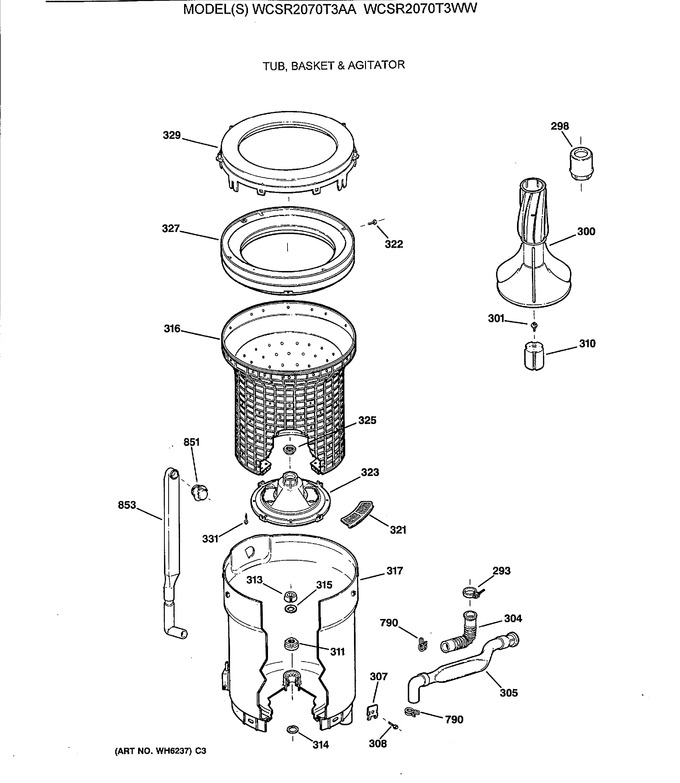 Diagram for WCSR2070T3WW