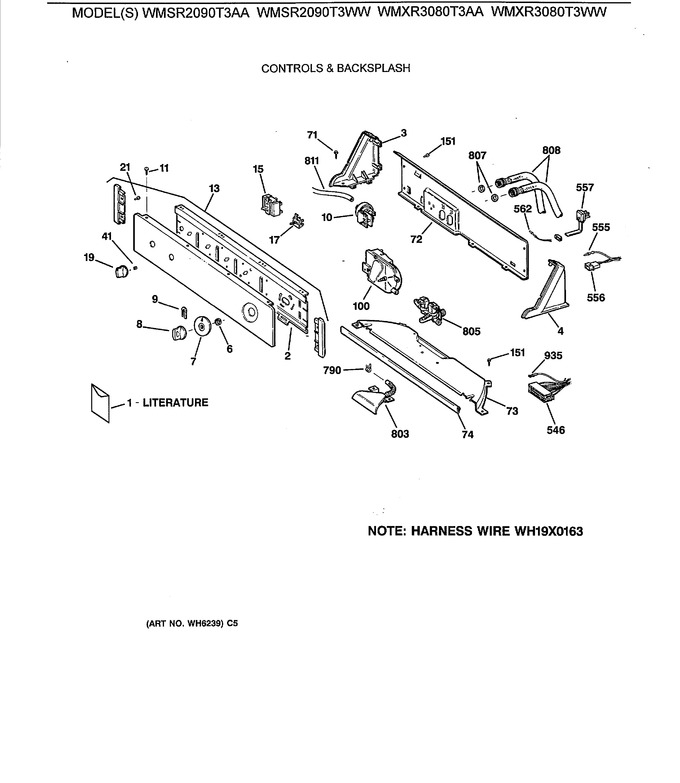 Diagram for WMSR2090T3WW