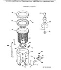 Diagram for 3 - Tub, Basket & Agitator