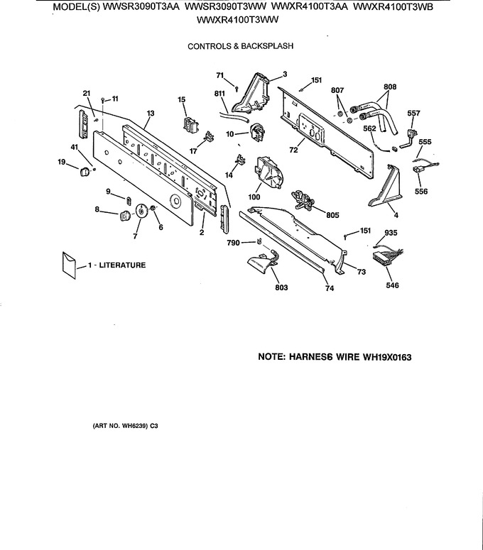 Diagram for WWXR4100T3WW