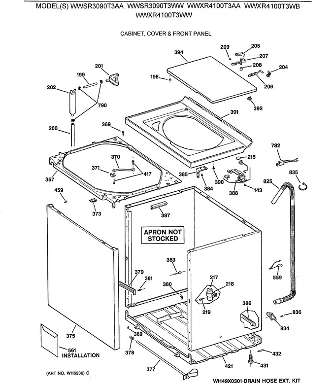 Diagram for WWXR4100T3WW