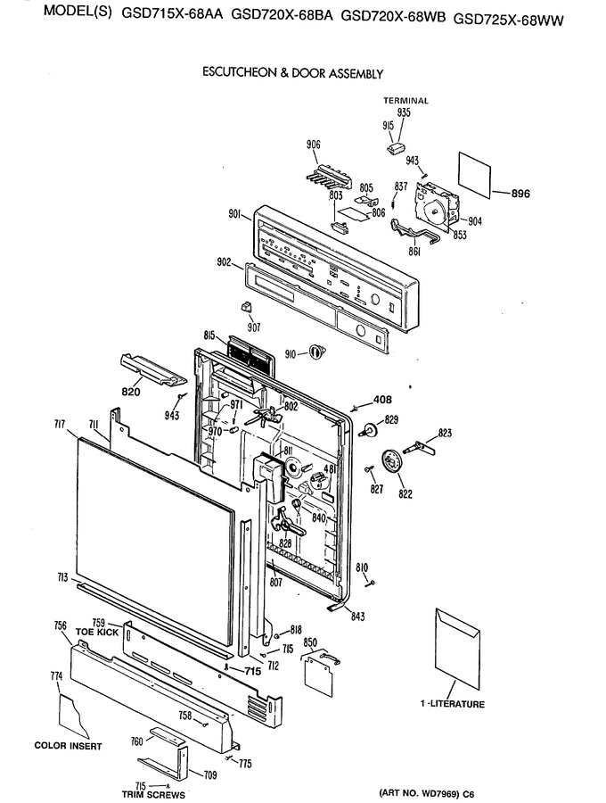 Diagram for GSD715X-68AA