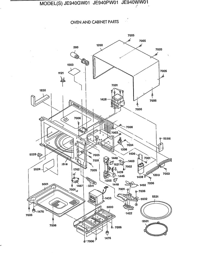 Diagram for JE940PW01