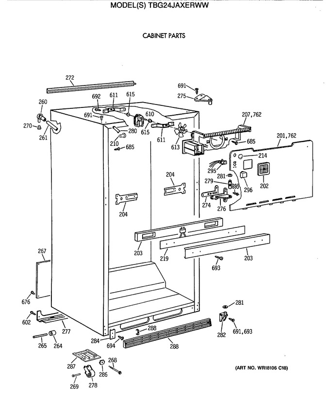 Diagram for TBG24JAXERWW