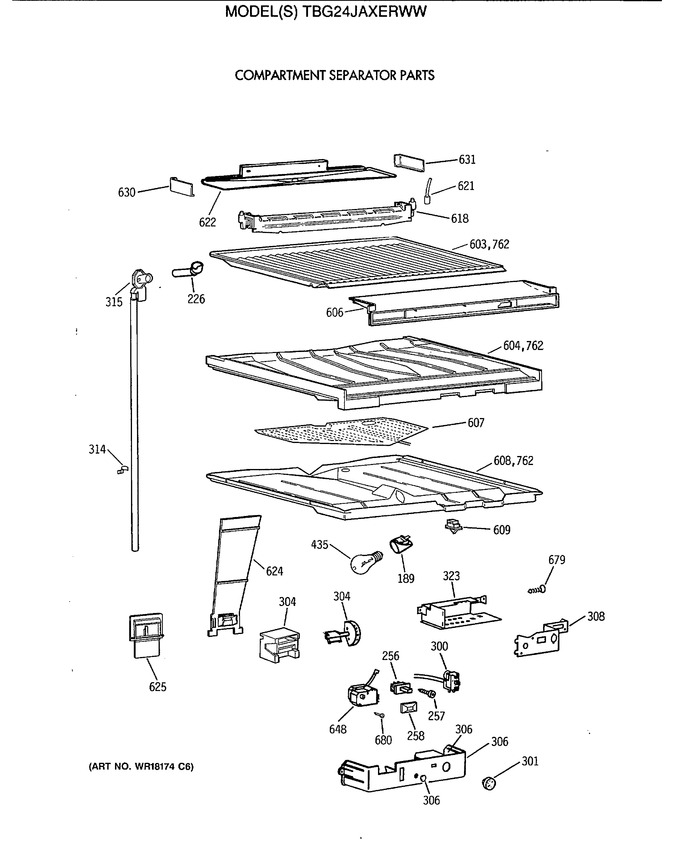 Diagram for TBG24JAXERWW