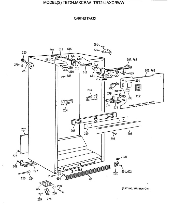 Diagram for TBT24JAXCRAA