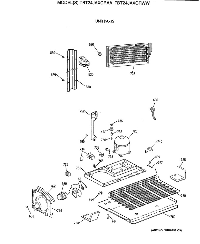 Diagram for TBT24JAXCRWW