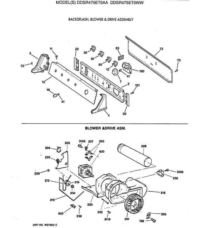 Diagram for DDSR475ET0AA