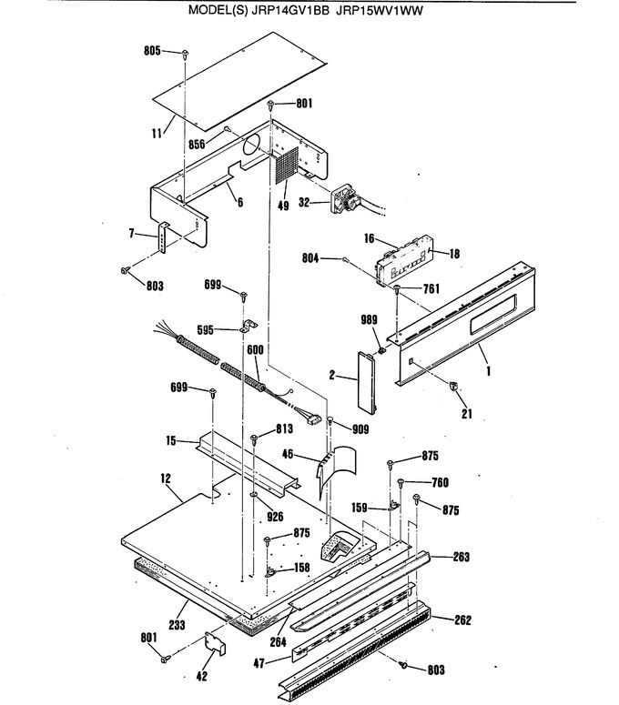 Diagram for JRP15WV1WW