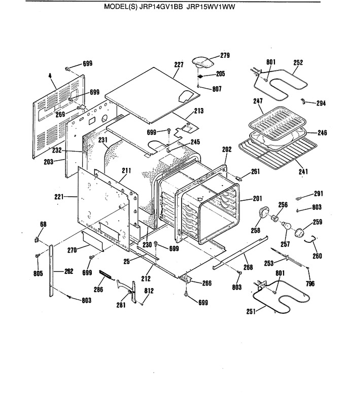 Diagram for JRP15WV1WW