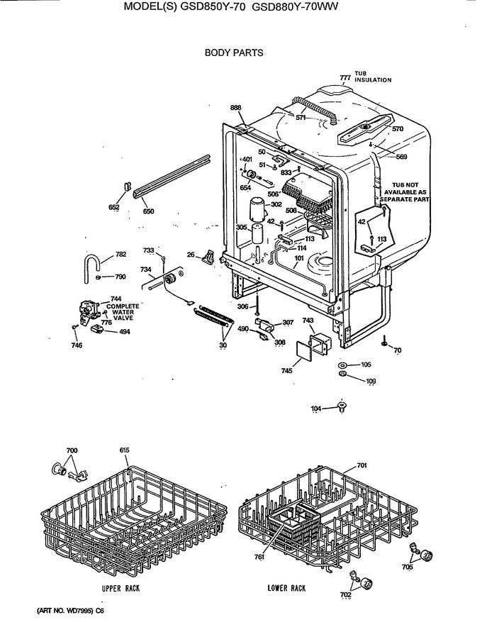 Diagram for GSD850Y-70