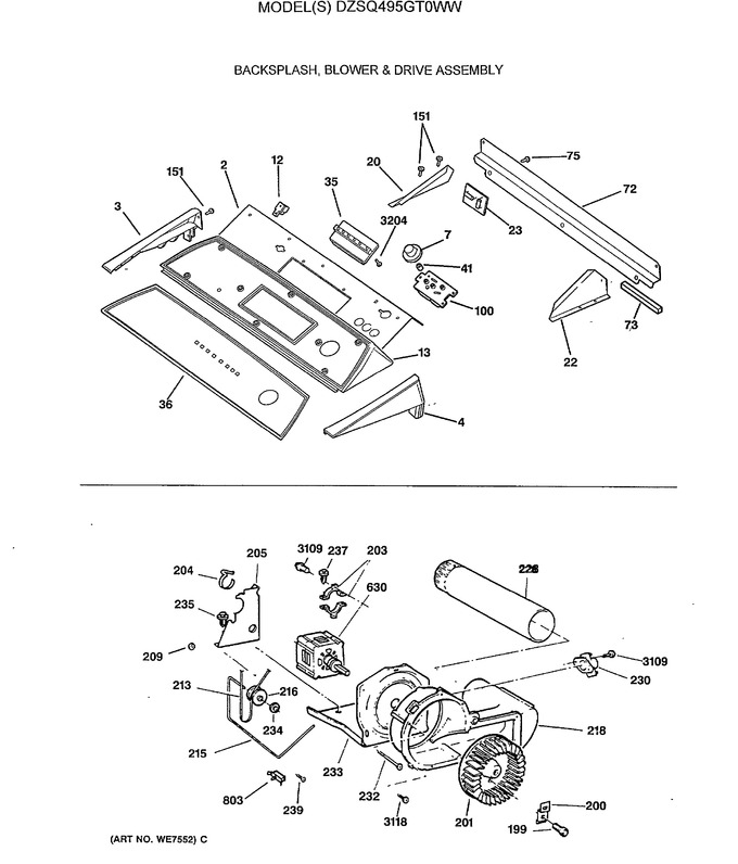 Diagram for DZSQ495GT0WW