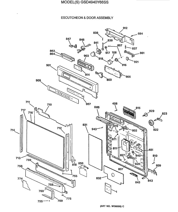 Diagram for GSD4940Y66SS