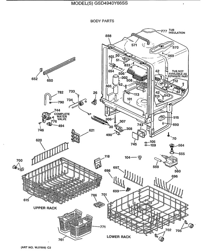 Diagram for GSD4940Y66SS