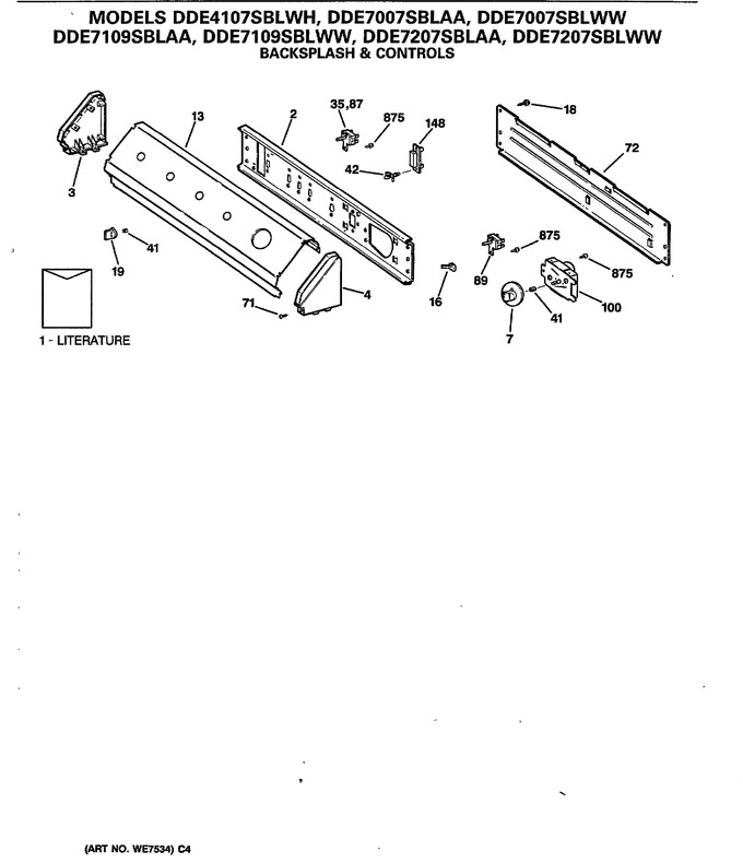 Diagram for DDE7007SBLAA