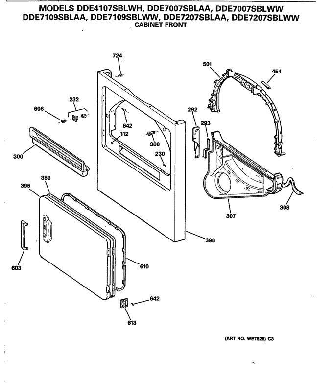 Diagram for DDE7007SBLAA