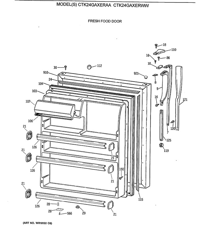 Diagram for CTK24GAXERWW