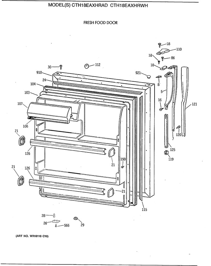 Diagram for CTH18EAXHRAD