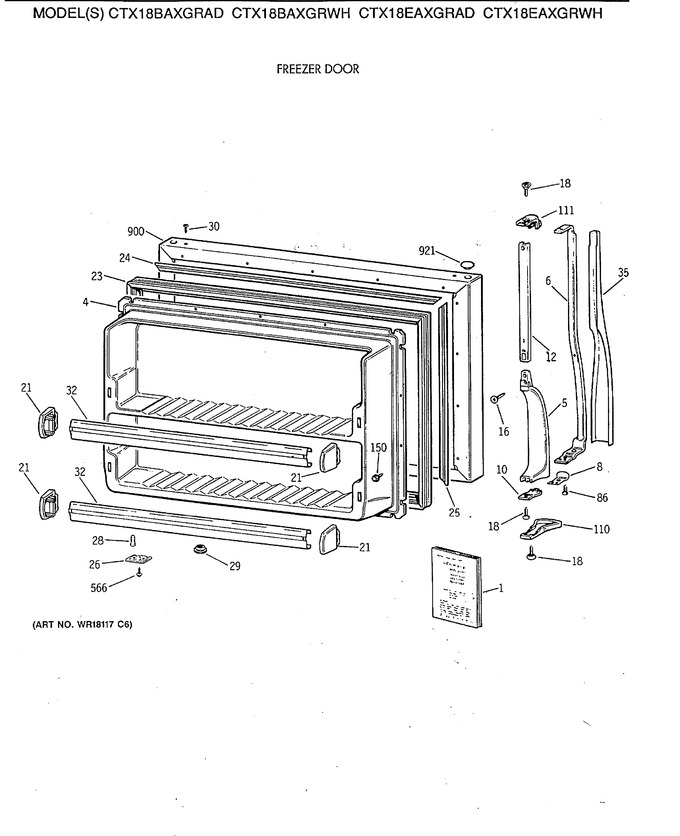 Diagram for CTX18BAXGRAD