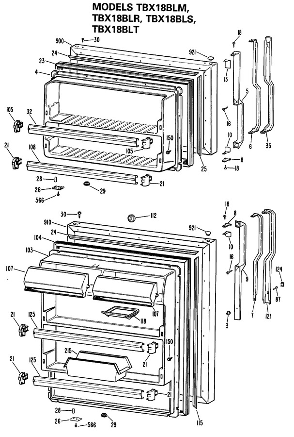 Diagram for TBX18BLSRWH
