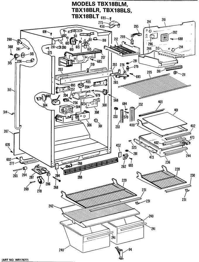 Diagram for TBX18BLSRWH