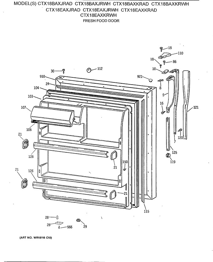 Diagram for CTX18EAXKRWH