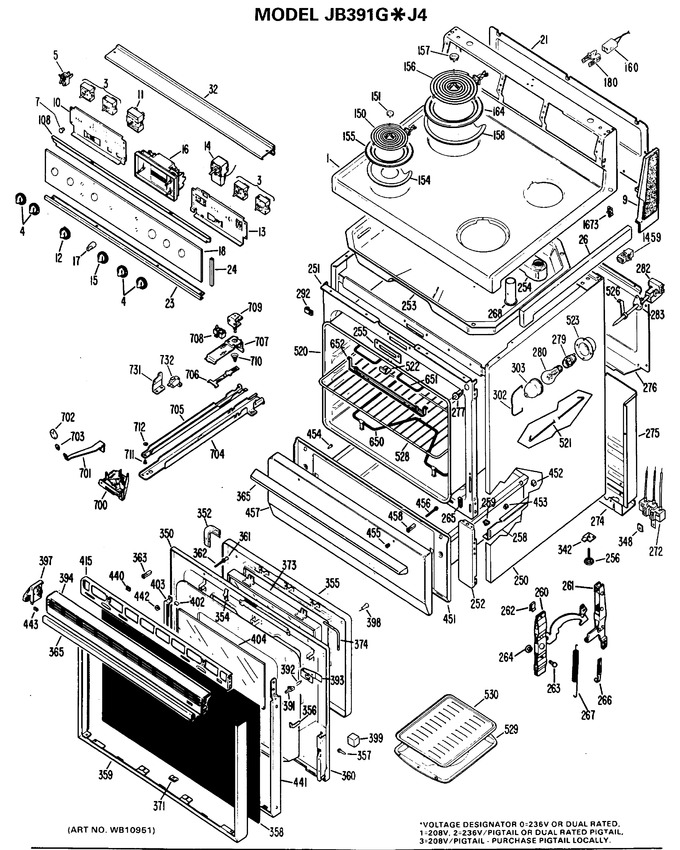 Diagram for JB391G*J4