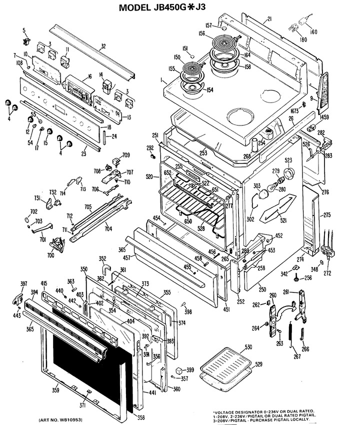 Diagram for JB450G*J3