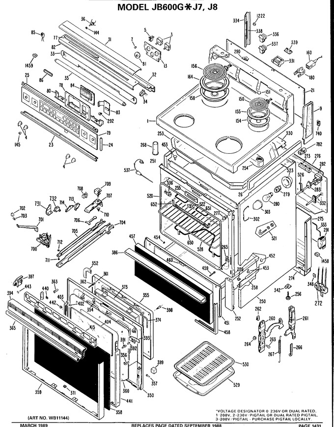 Diagram for JB600G*J7