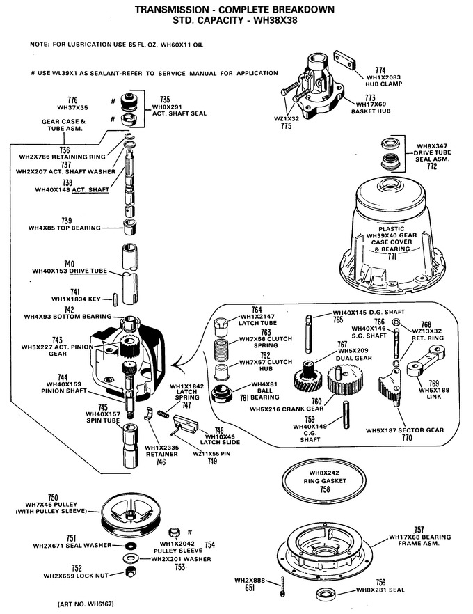 Diagram for WWT2450GAV