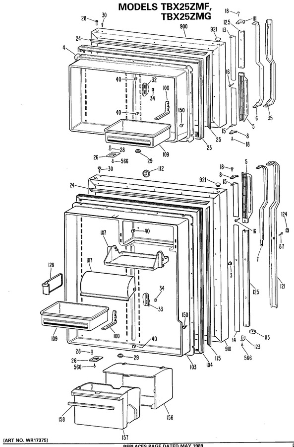 Diagram for TBX25ZMFRAD