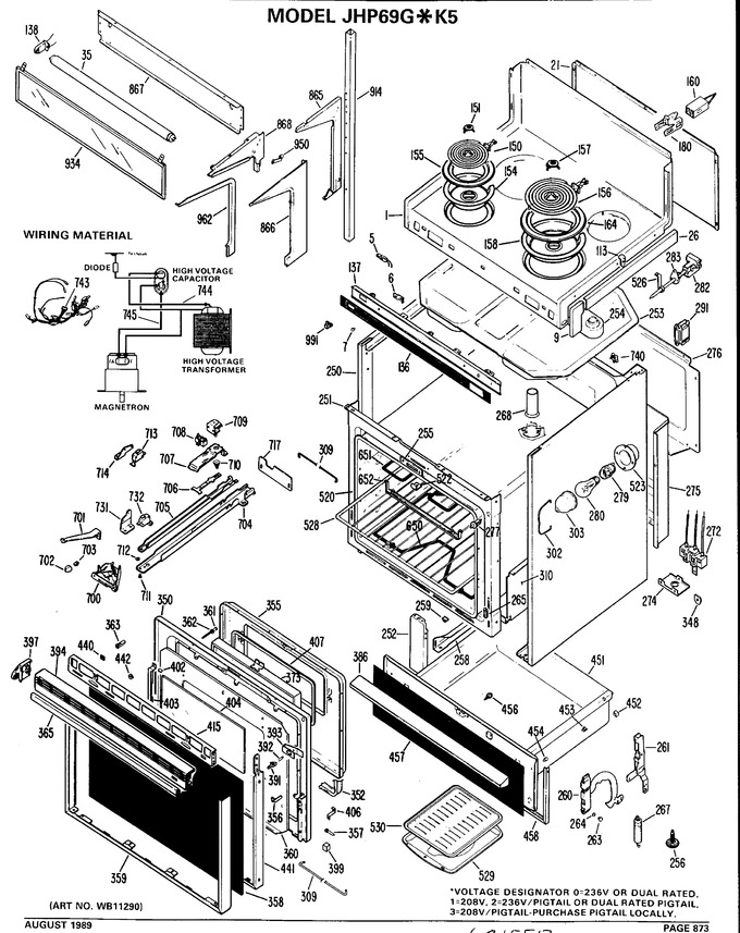 Diagram for JHP69G*K5