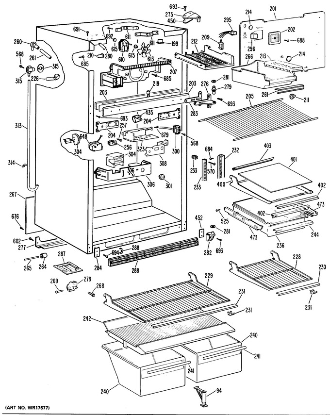 Diagram for TBX18BLBRAD