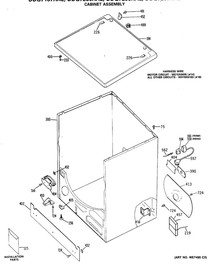 Diagram for DDG7186RAL