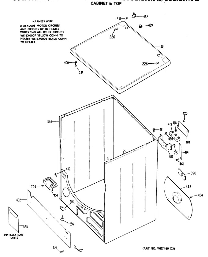 Diagram for DDE5100RAL
