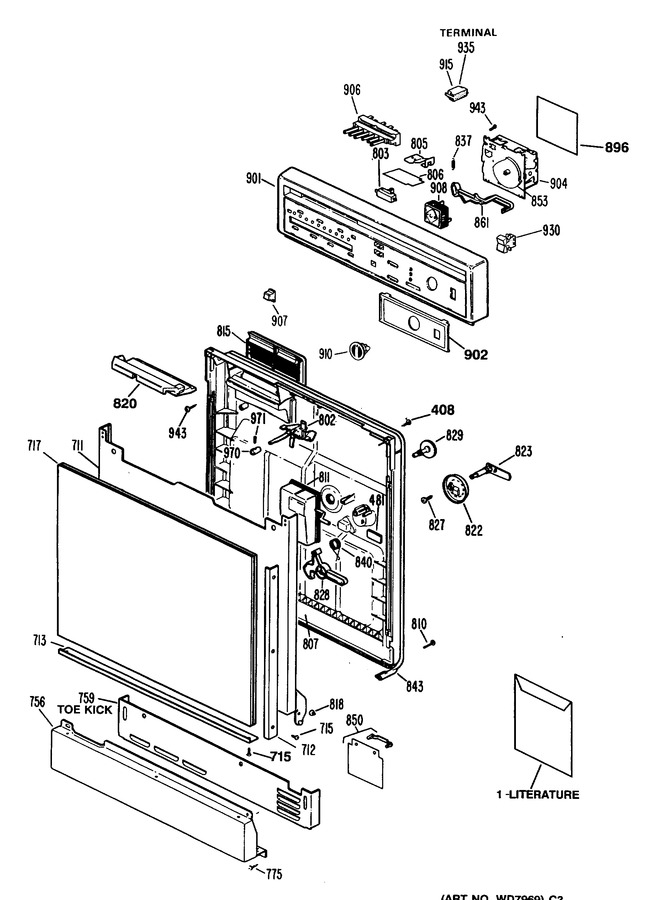 Diagram for GSD530T-64WW
