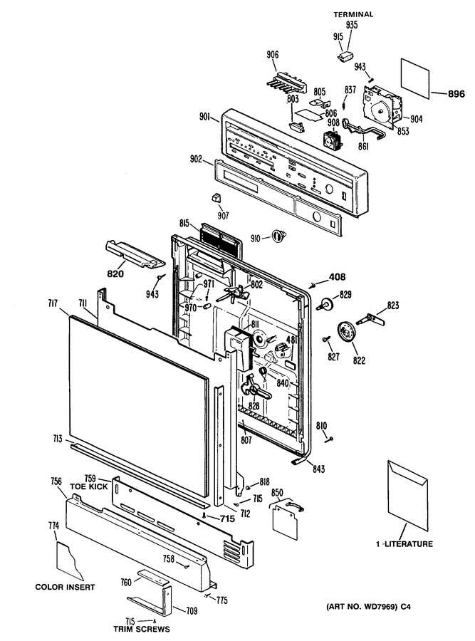 Diagram for GSD680T-64WW