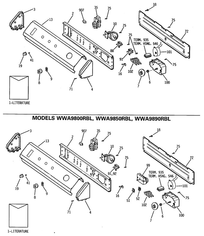 Diagram for WWA9800RBL