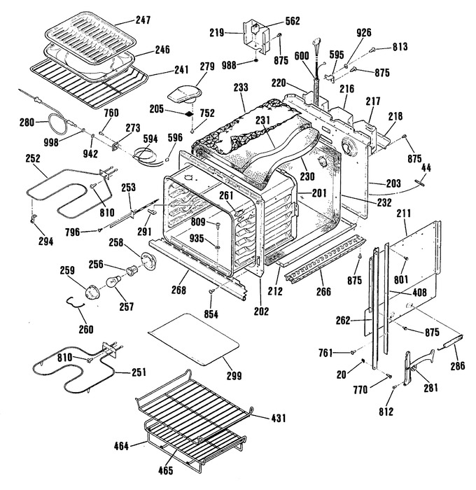 Diagram for ZEK736GP2BG