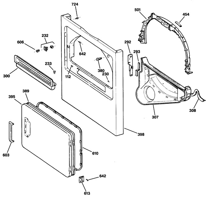 Diagram for DDC5400SBLWH