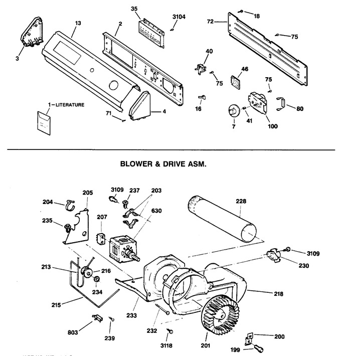Diagram for DDE9605SAMWW