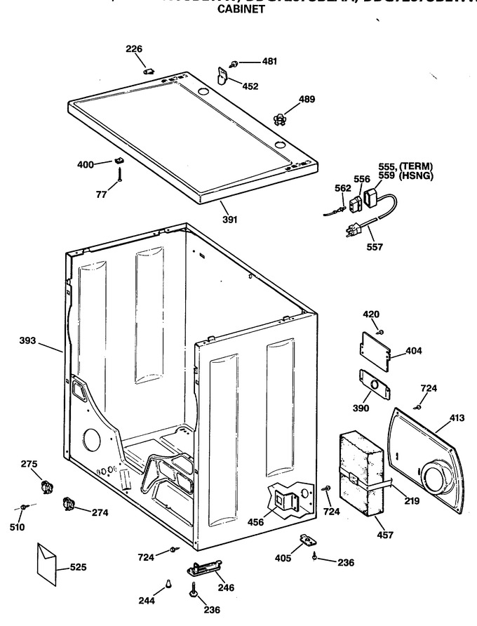 Diagram for DDG7287SBLWW