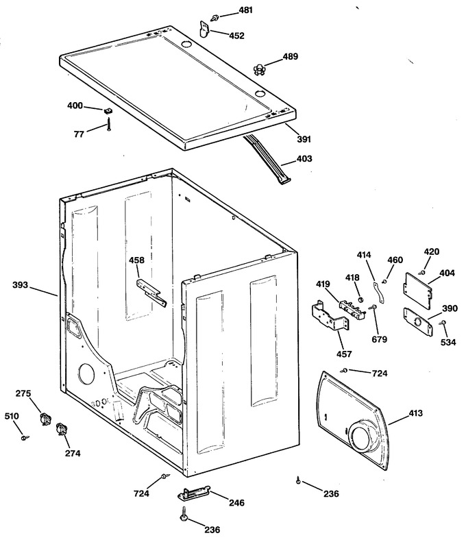 Diagram for DDC5400SDLWH
