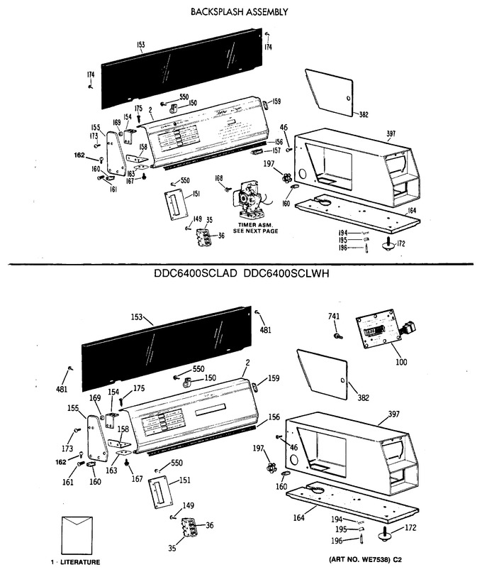 Diagram for DDC6000SCLWH